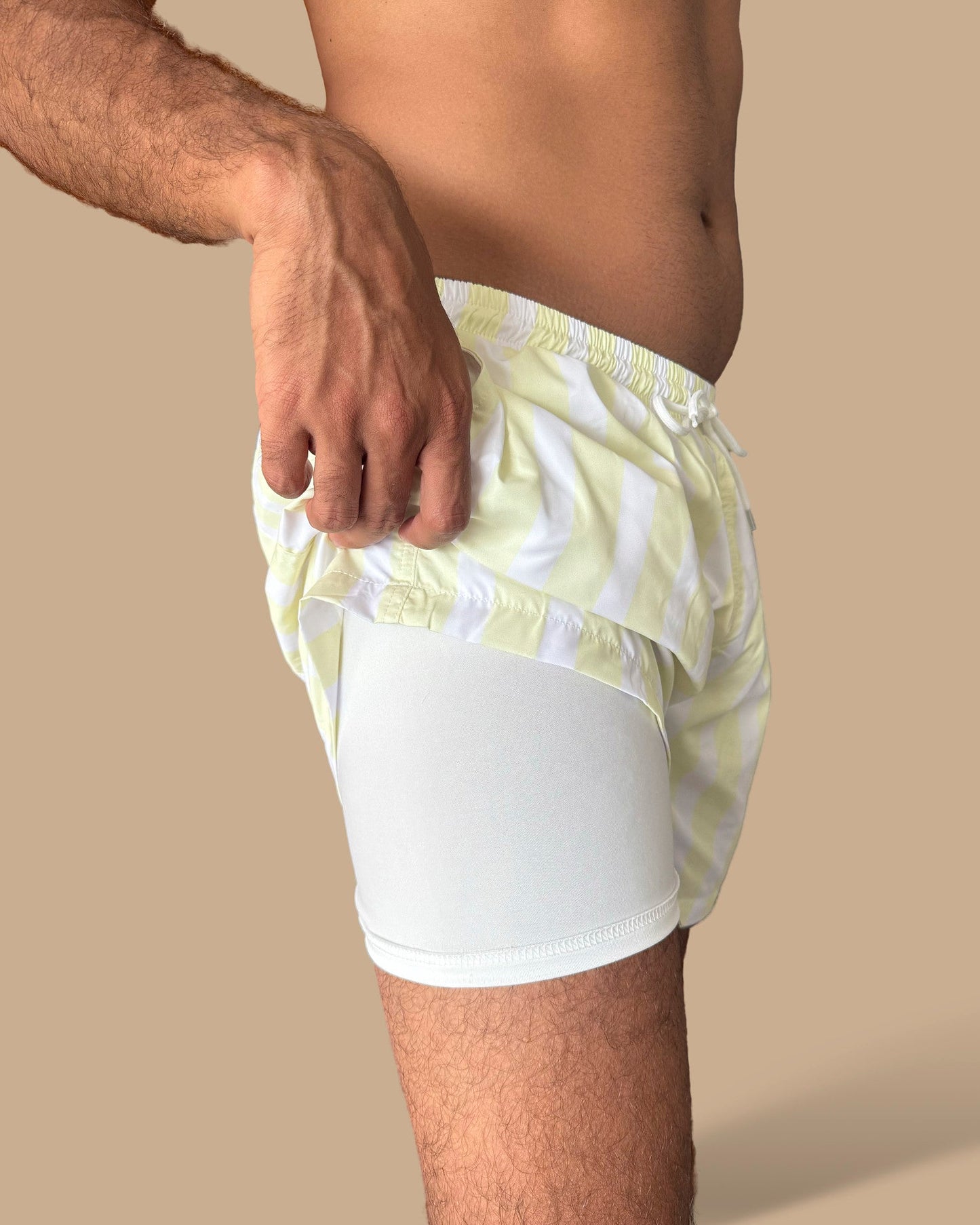 Break-Point Swim Shorts - Striped