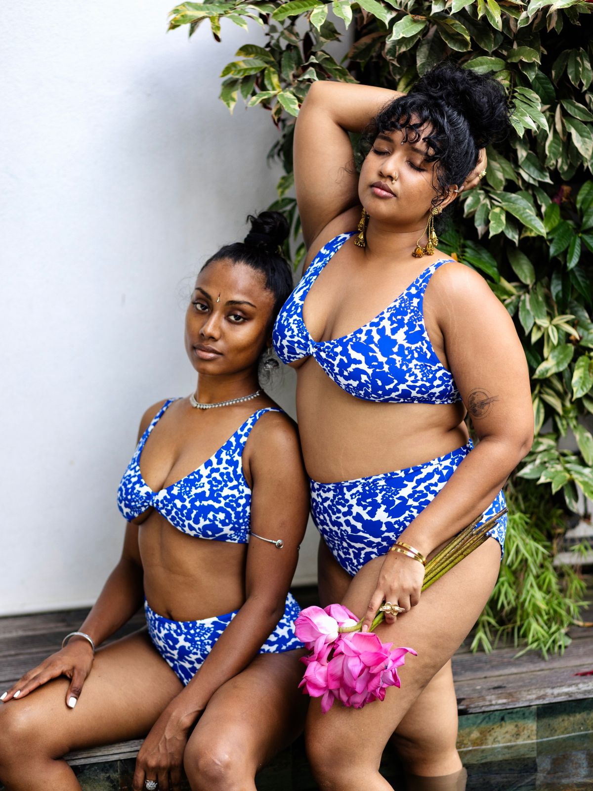 Tropea Bottoms - Blue & White